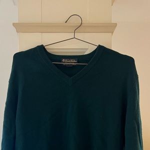3-Ply Dark Green Scottish Cashmere Sweater
